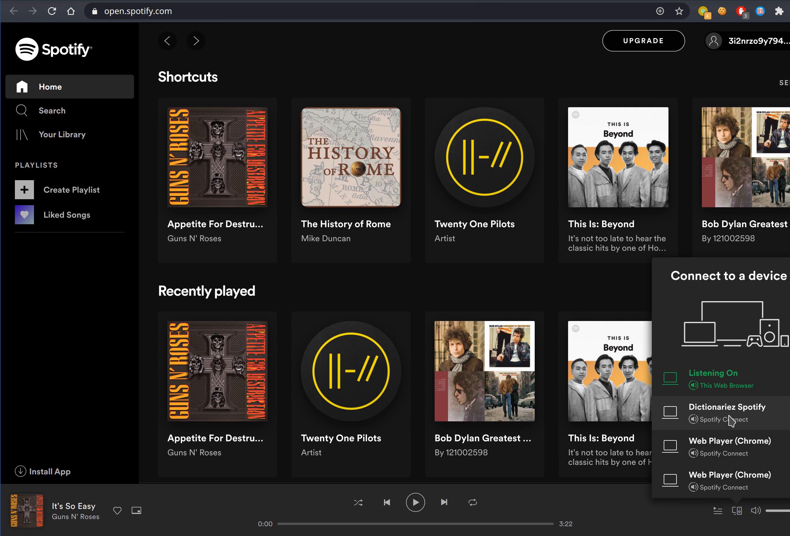 spotify-player screenshot